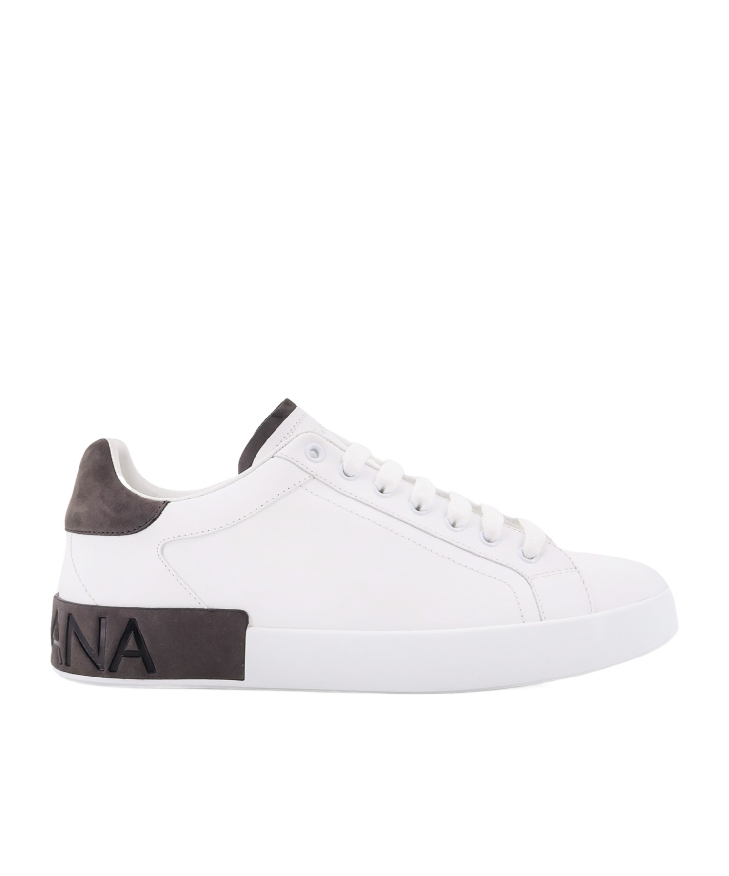 Dolce & Gabbana Sneakers From The Portofino Line In Calfskin In White