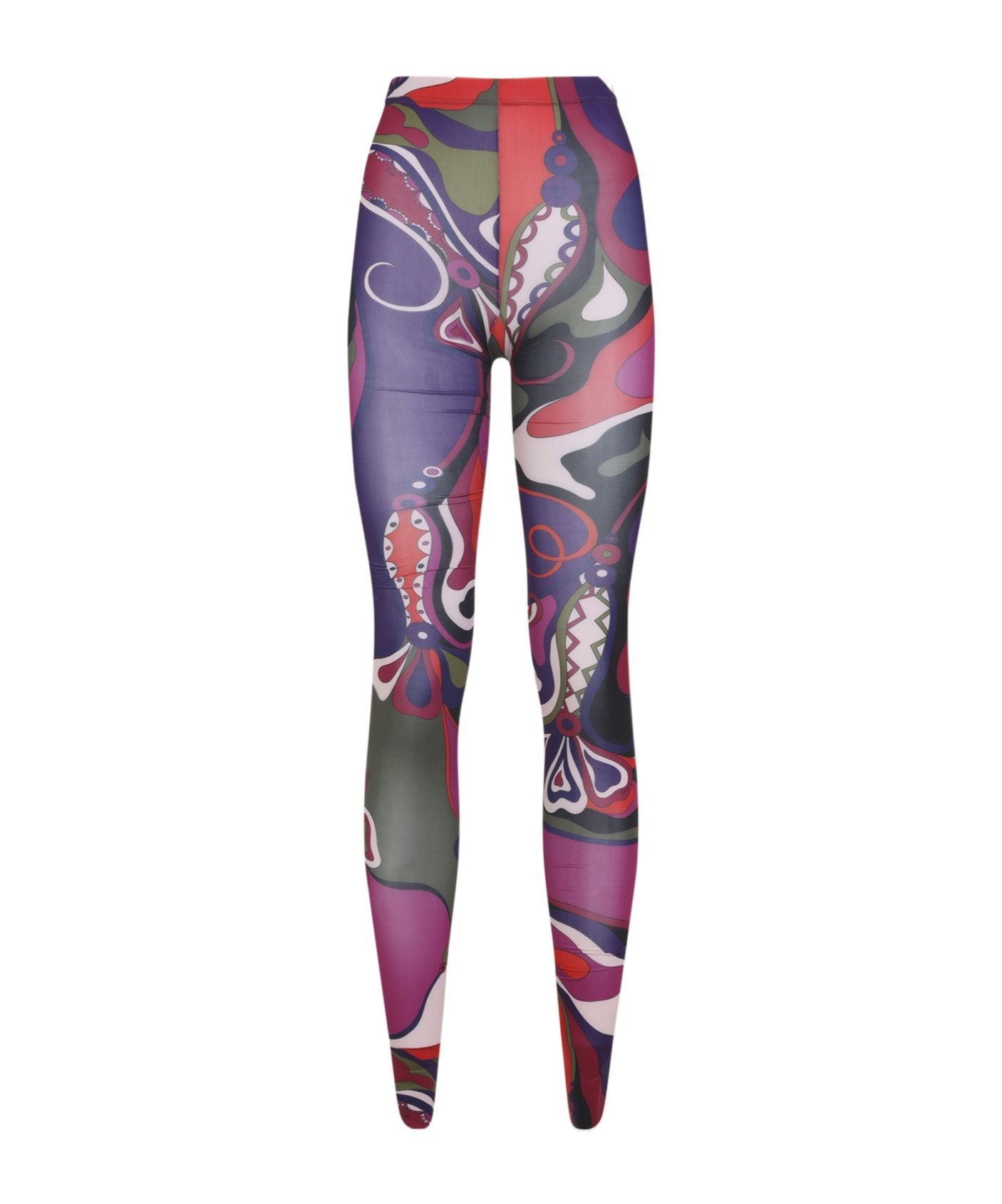Pucci Patterned Casual Pants In Multi