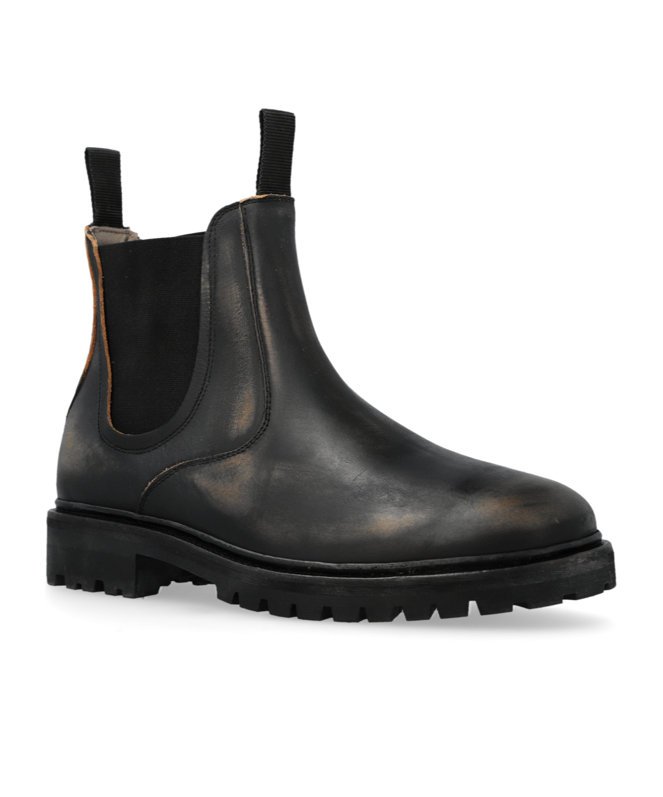 Allsaints Toby Leather Chelsea Boots In Black