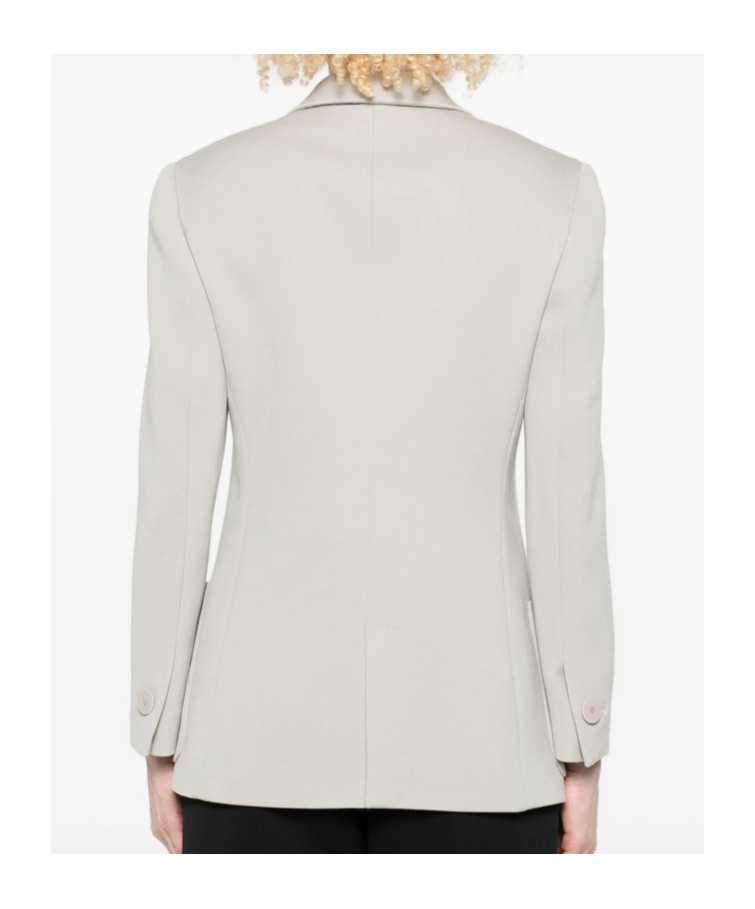 Giorgio Armani Single-button Patch-pocket Blazer In White