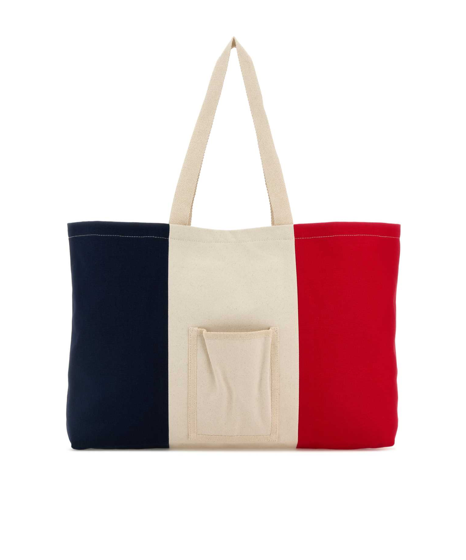 Bode Men Embroidered Canvas Recreation Shopping Bag