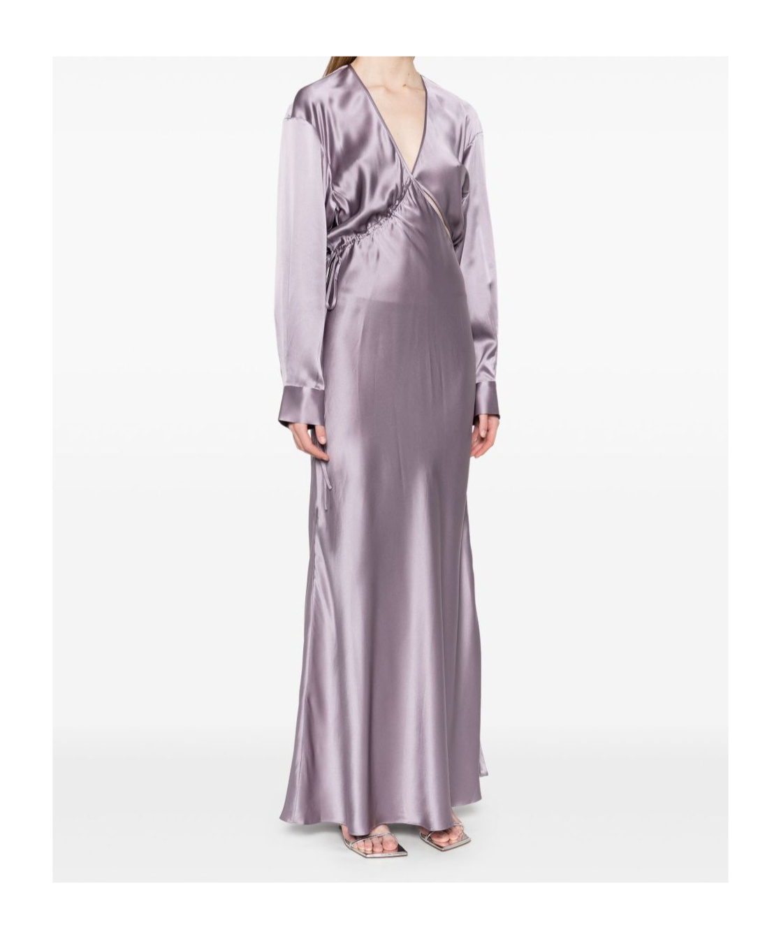 Christopher Esber Cross-cut Silk Maxi Dress