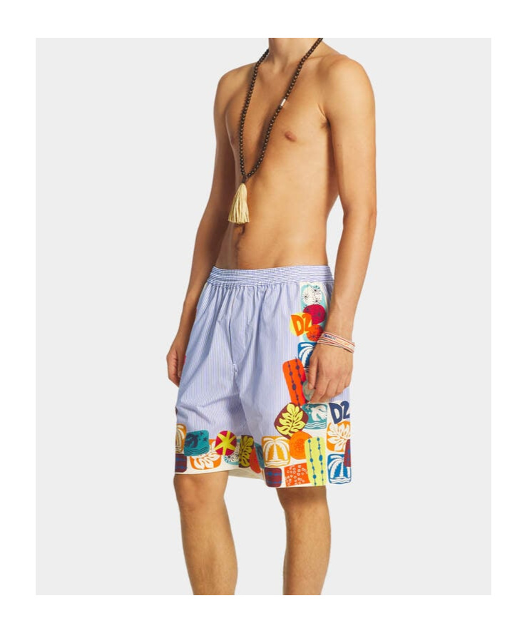 DSQUARED2 ELASTIC-WAISTBAND SHORTS