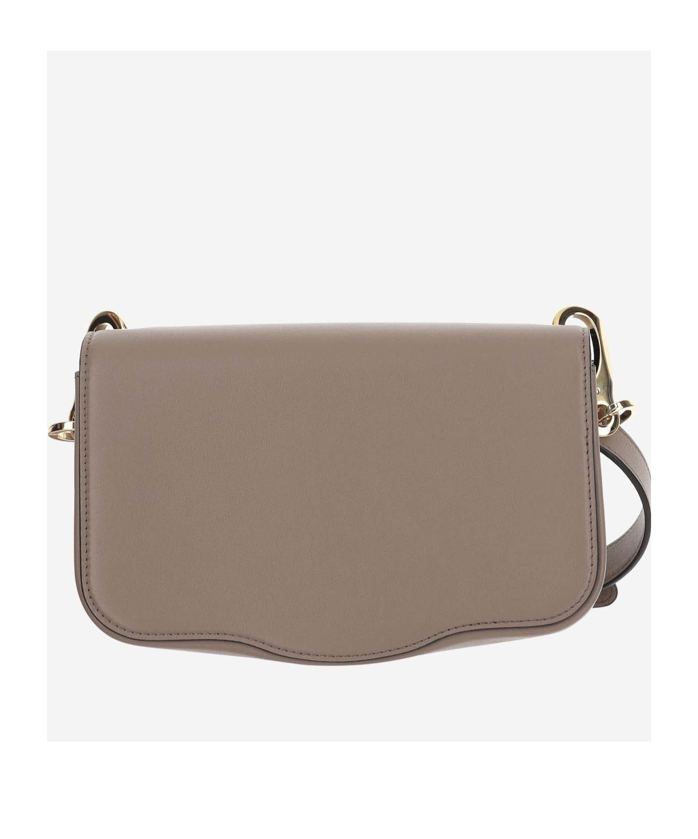 Valentino Vlogo Signature Messenger Bag In Gray