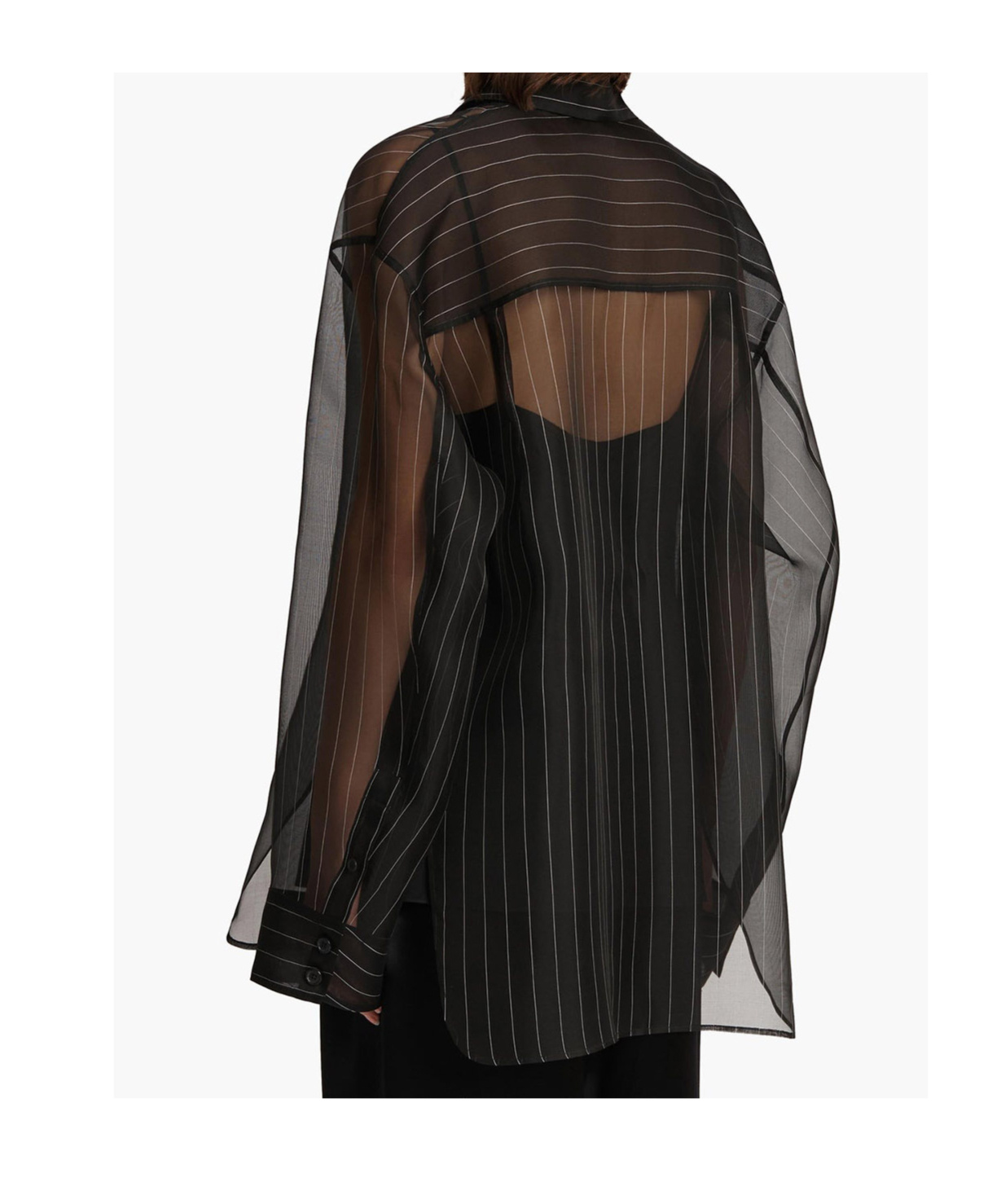 Khaite Herschel Top In Black With White Stripes