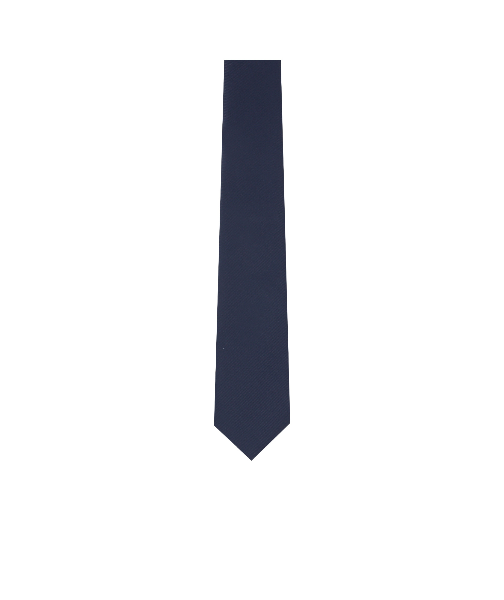 Giorgio Armani Silk Plain Tie In Black
