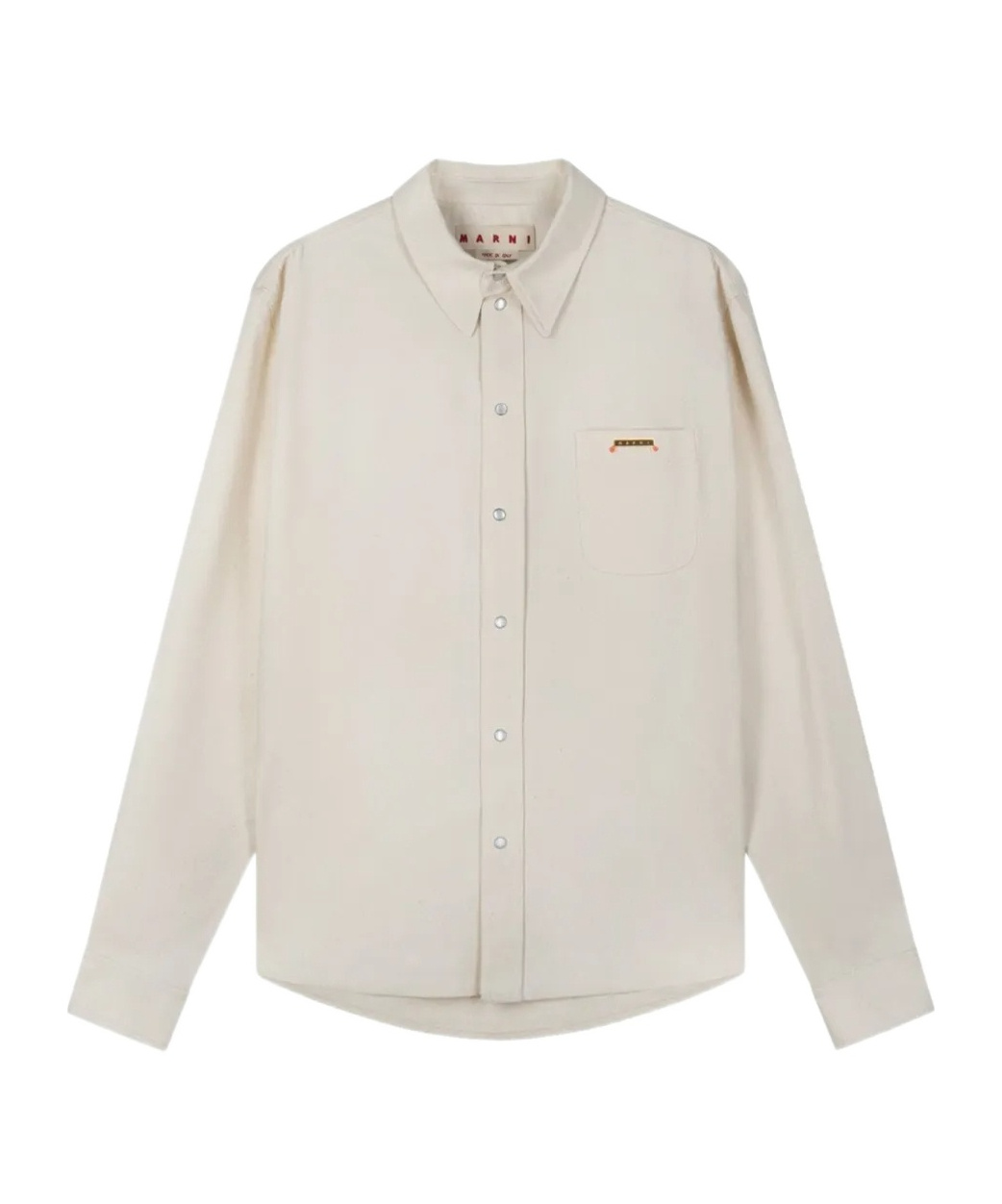 MARNI LOGO-PLAQUE SHIRT