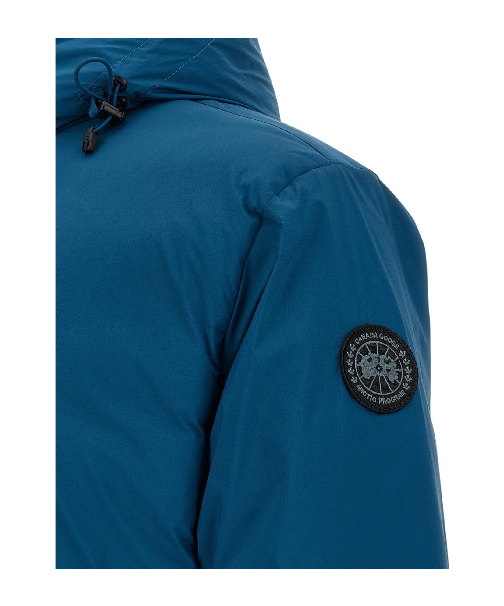 Canada Goose Teal Green Polyester Lodge Down Jacket In Blue