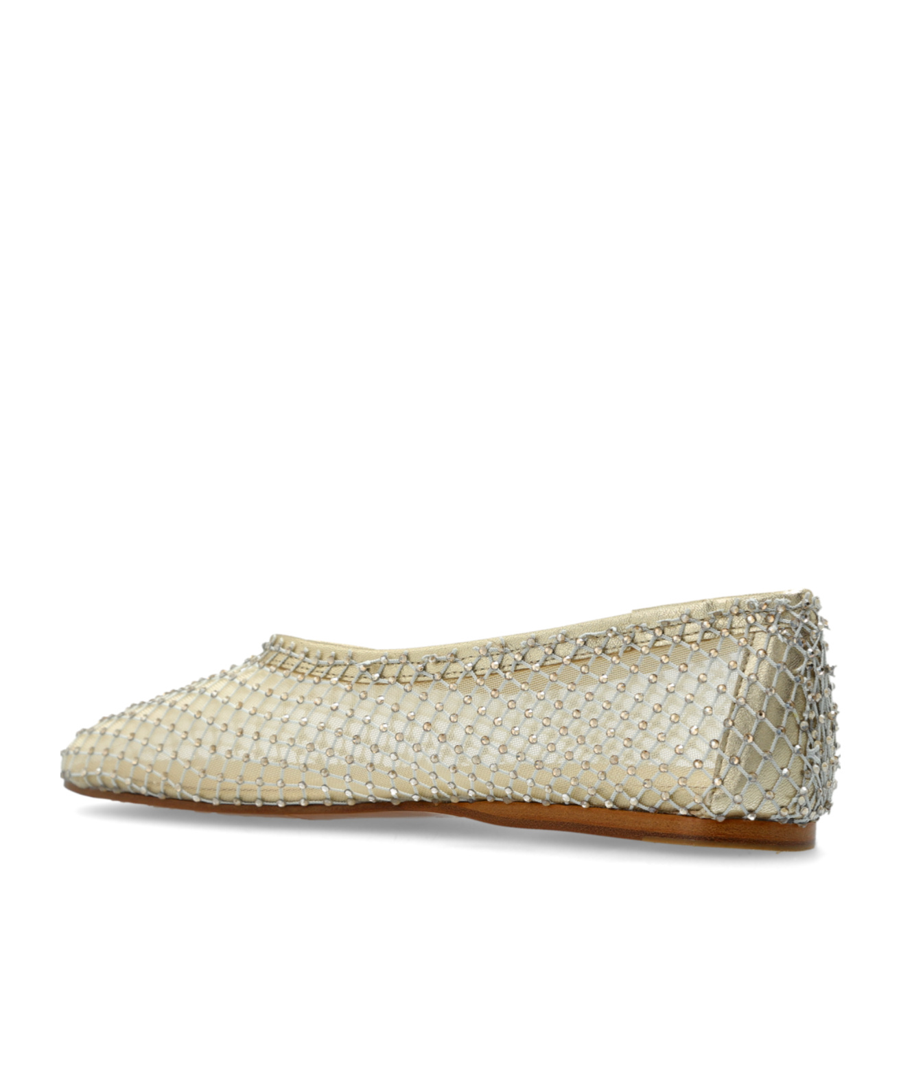 Shop Forte Forte Round Head Ballet Shoes In Nude