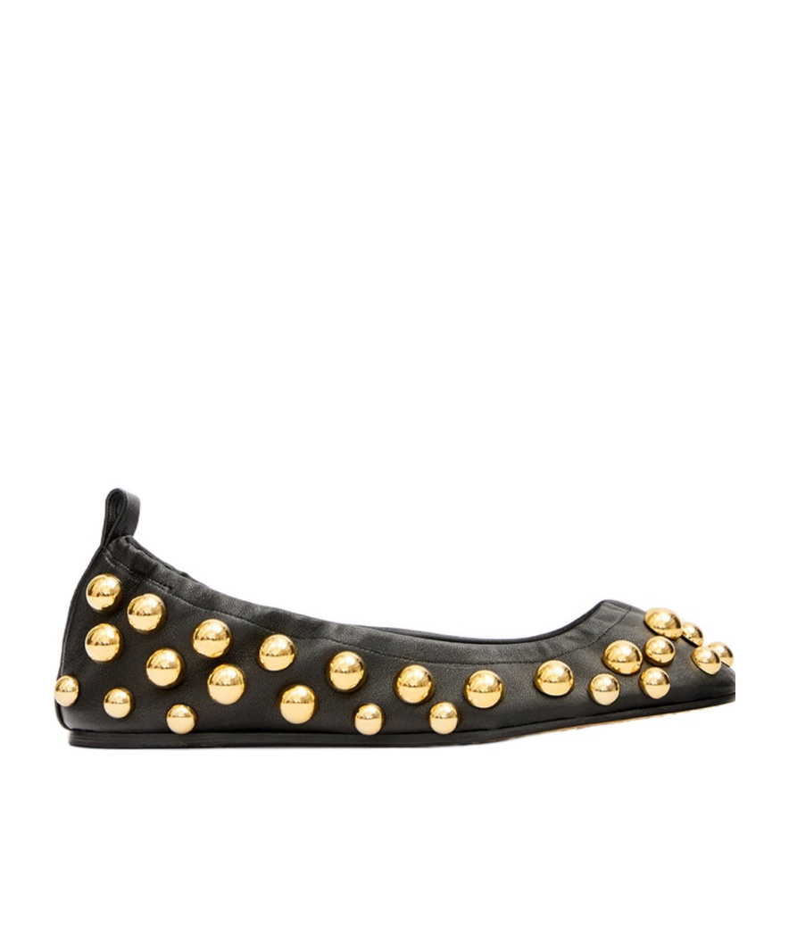 Isabel Marant Belna Studded Leather Ballet Flats