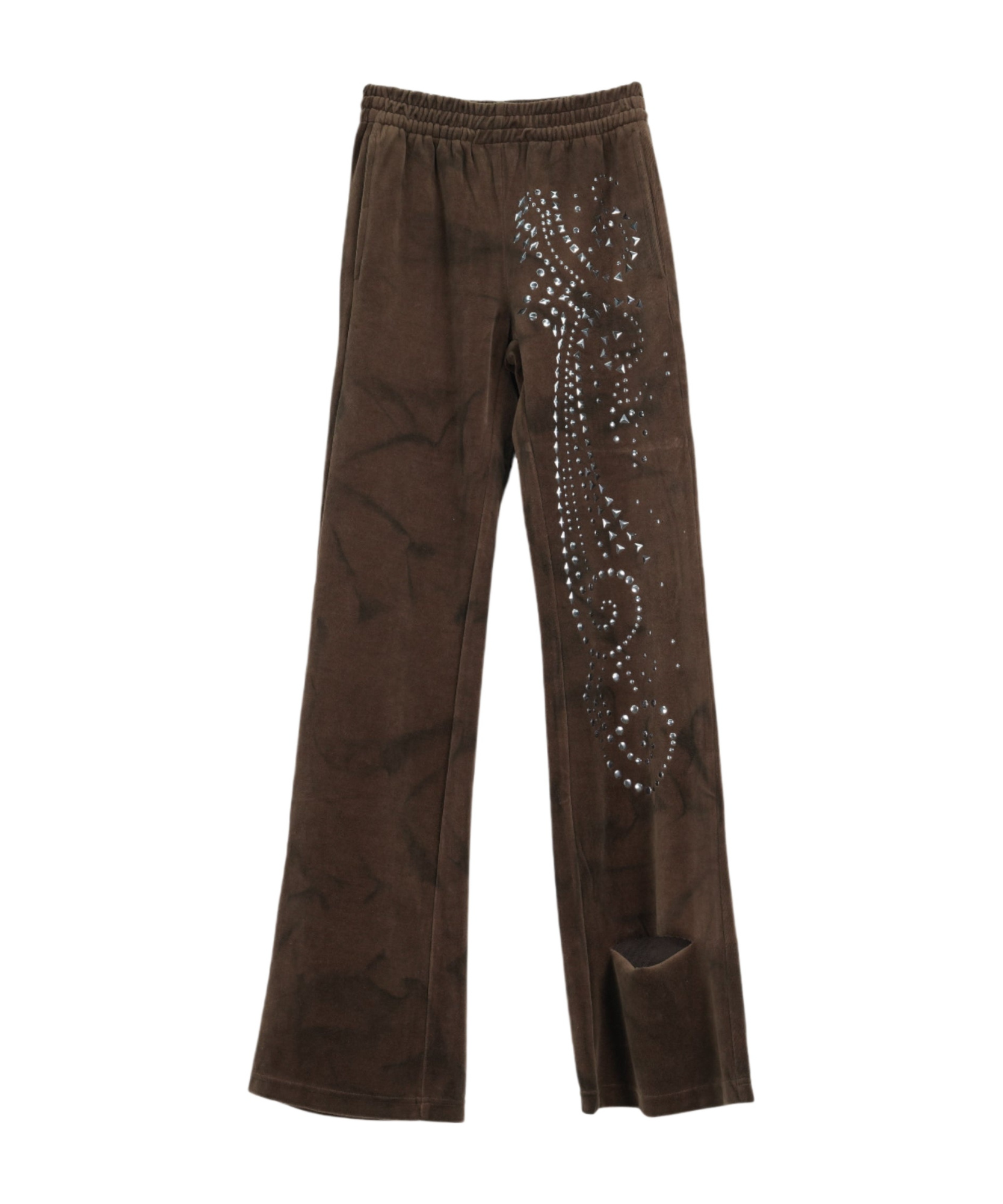 PRAYING VELVET FLARED SWEATPANTS