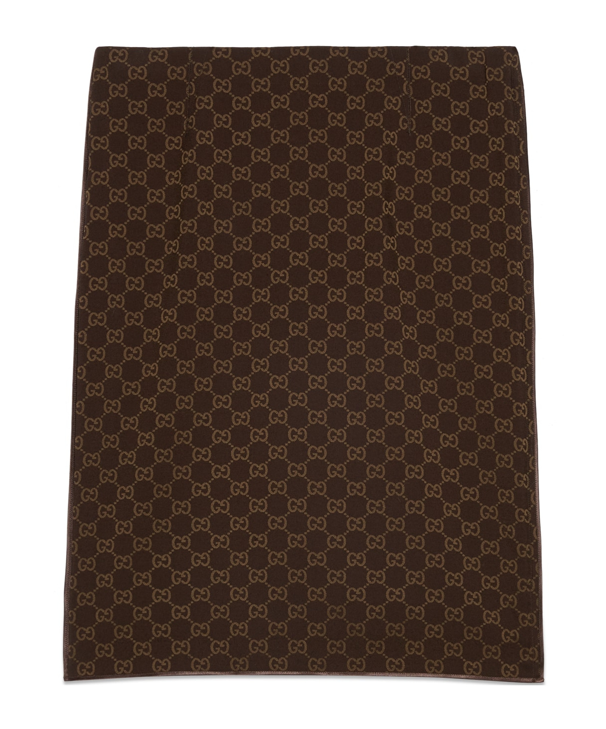 Gucci Interlocking G-pattern Pencil Skirt In Black
