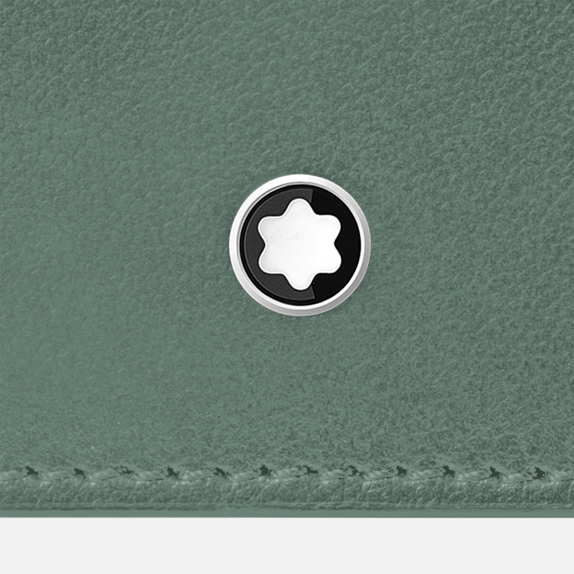Montblanc Soft Trio Thin Wallet In Green