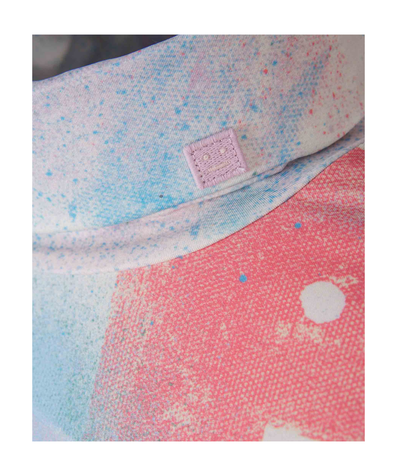 Shop Acne Studios Facial Pattern T-shirt In White