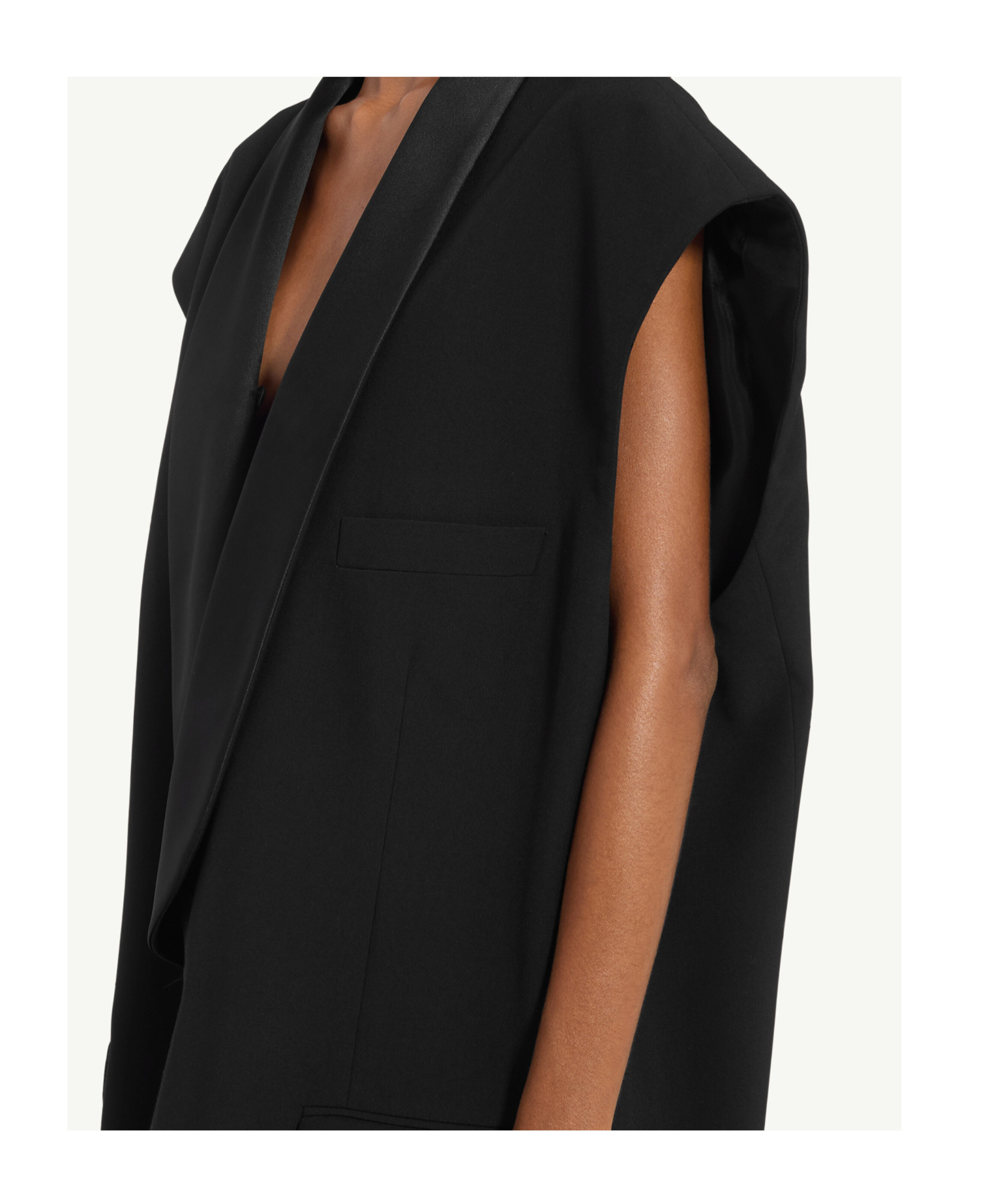 Mm6 Maison Margiela Sleeveless Gilet In Black