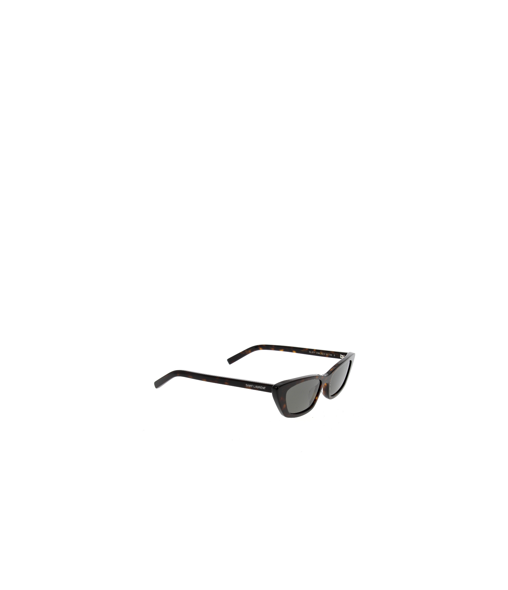 Saint Laurent Cat-eye Frame Sunglasses In Gray