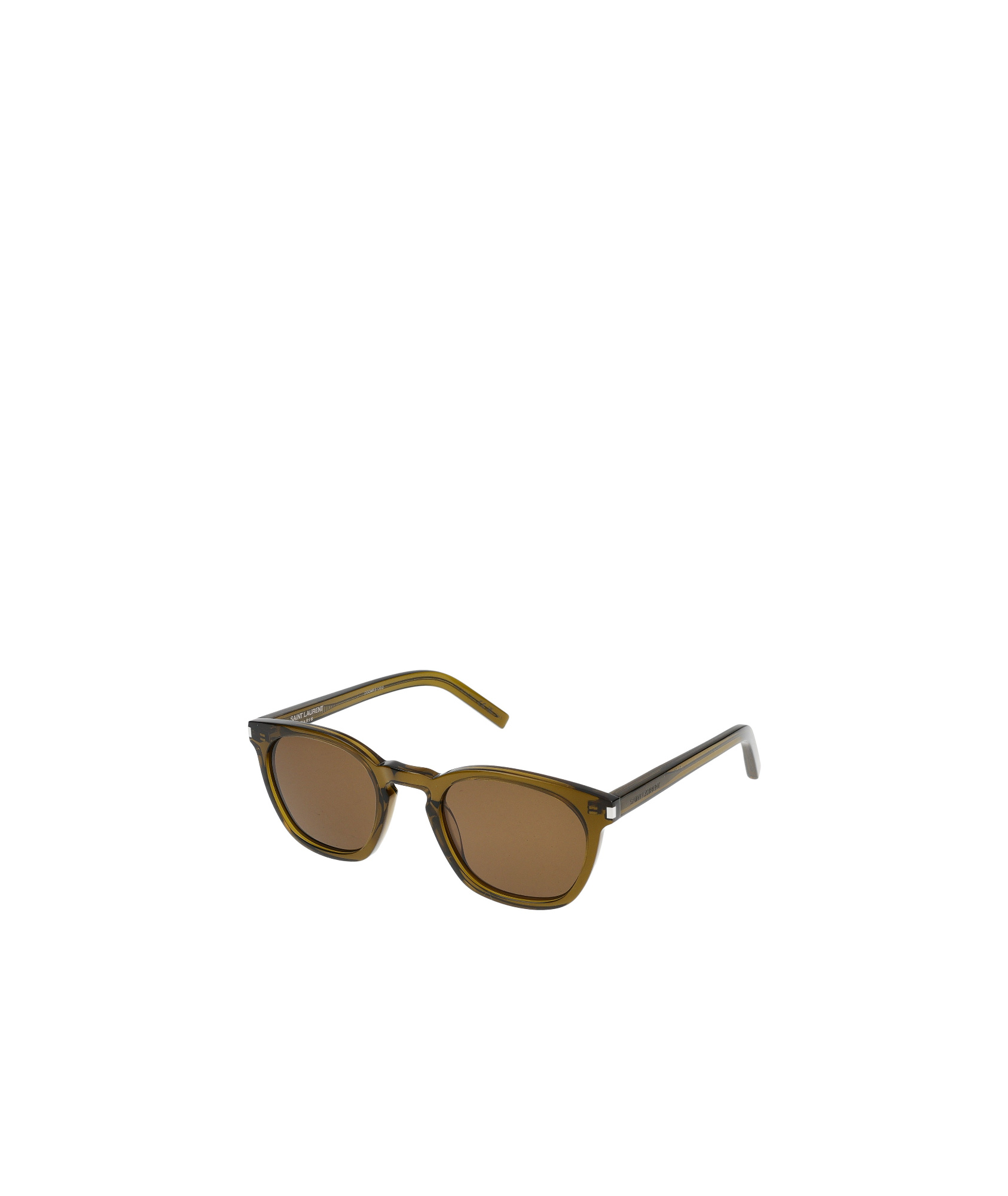 Saint Laurent Eyewear Square Frame Sunglasses In Brown