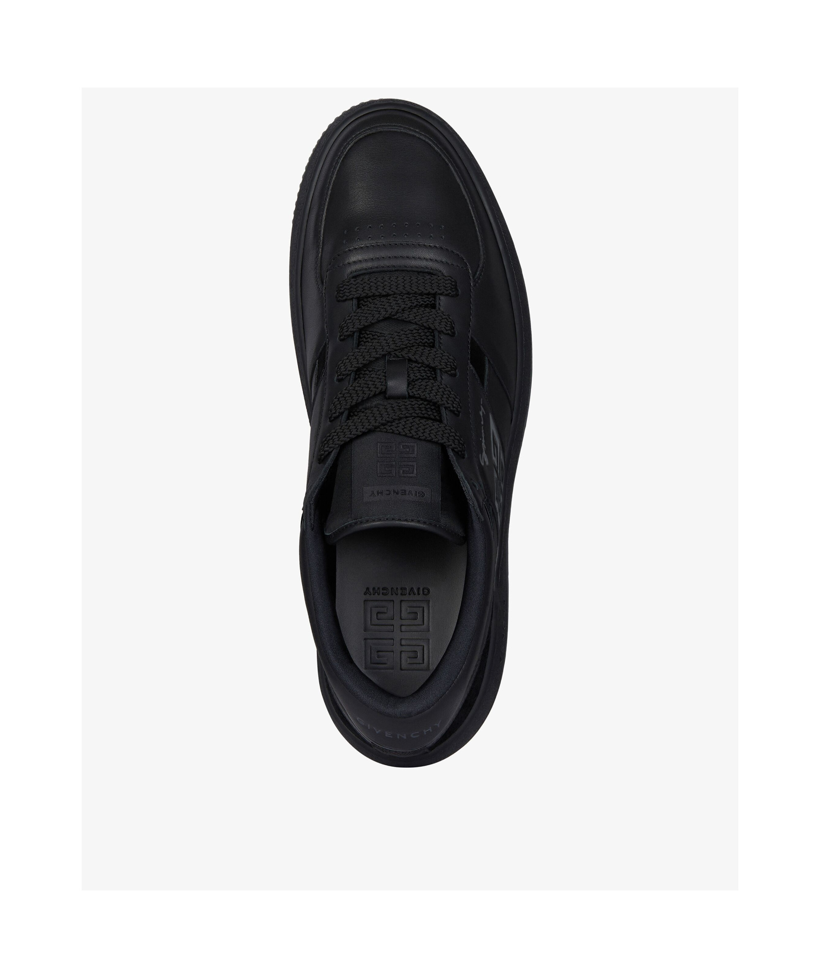 Givenchy G Move Low-top Sneakers In Calf Leather In Black