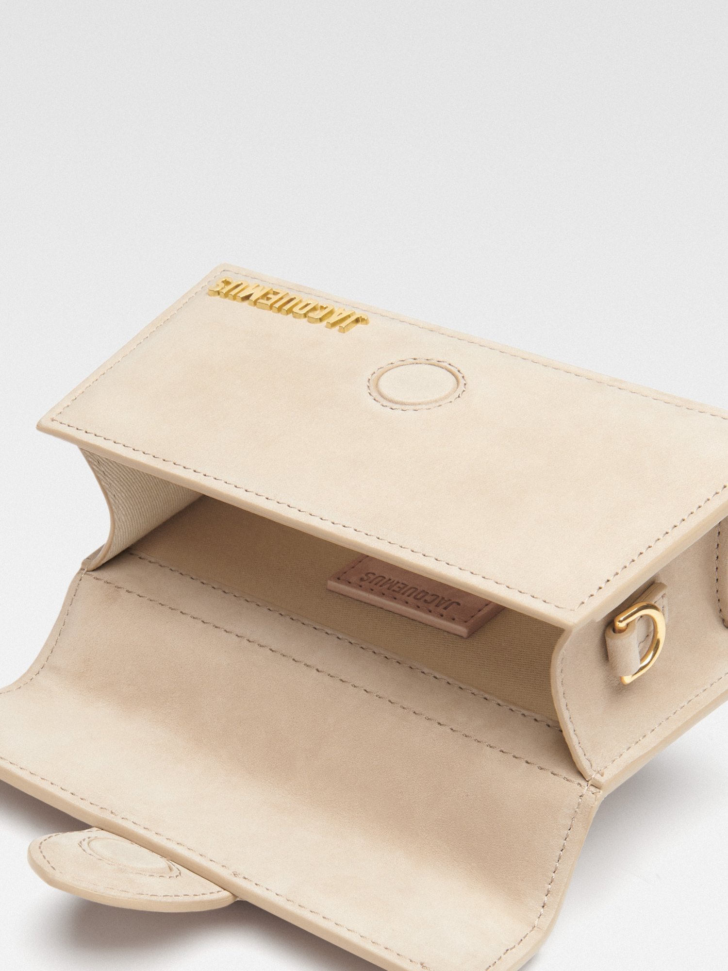 Jacquemus Mini Flap Shoulder Bag In Brown