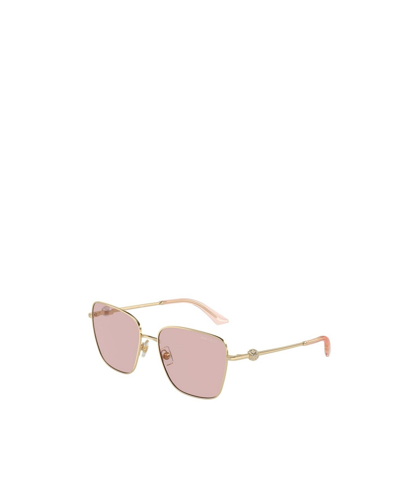 Jimmy Choo Sonnenbrille Mit Eckigem Gestell In Nude