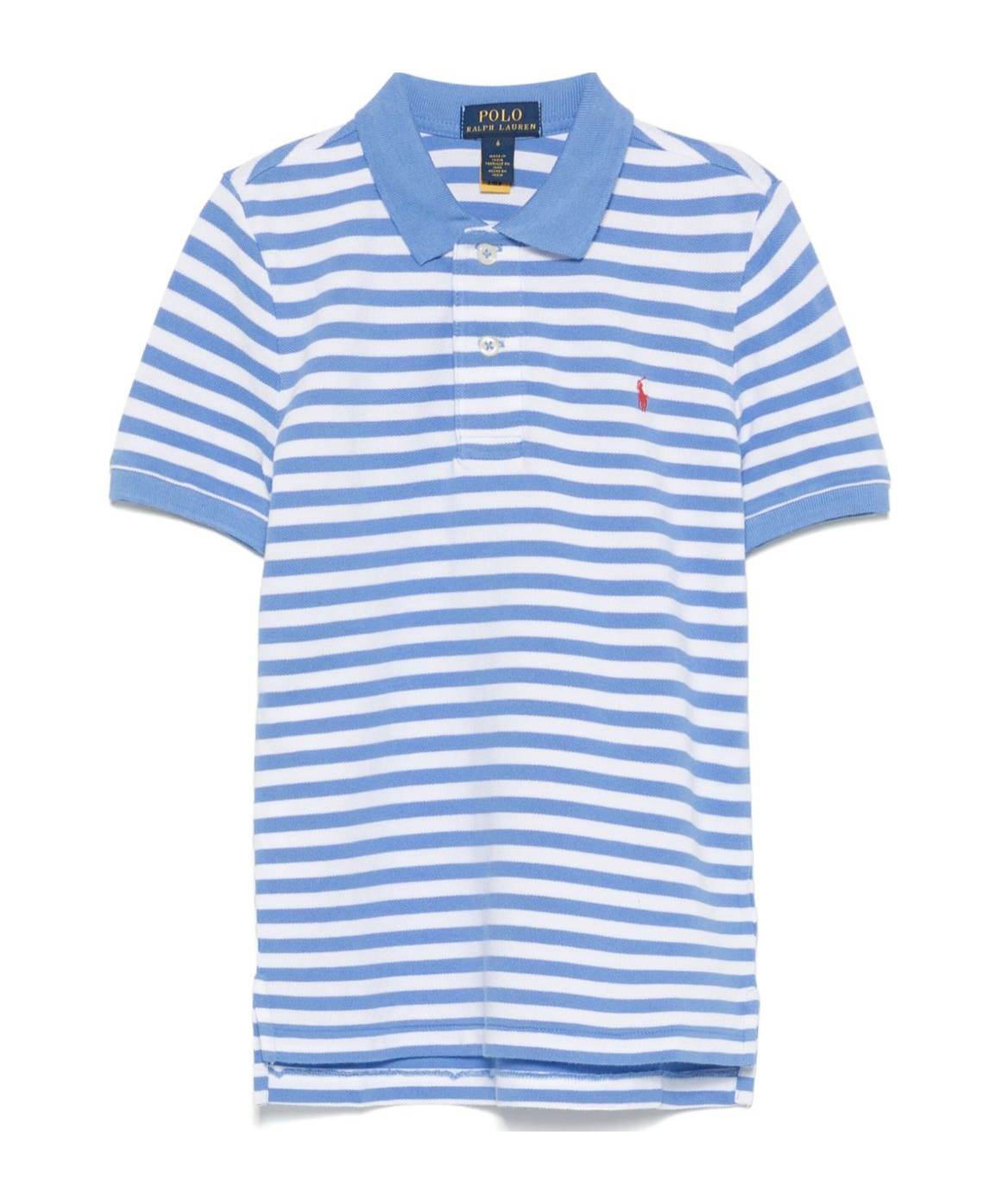 Polo Ralph Lauren Striped Polo Shirt In Blue