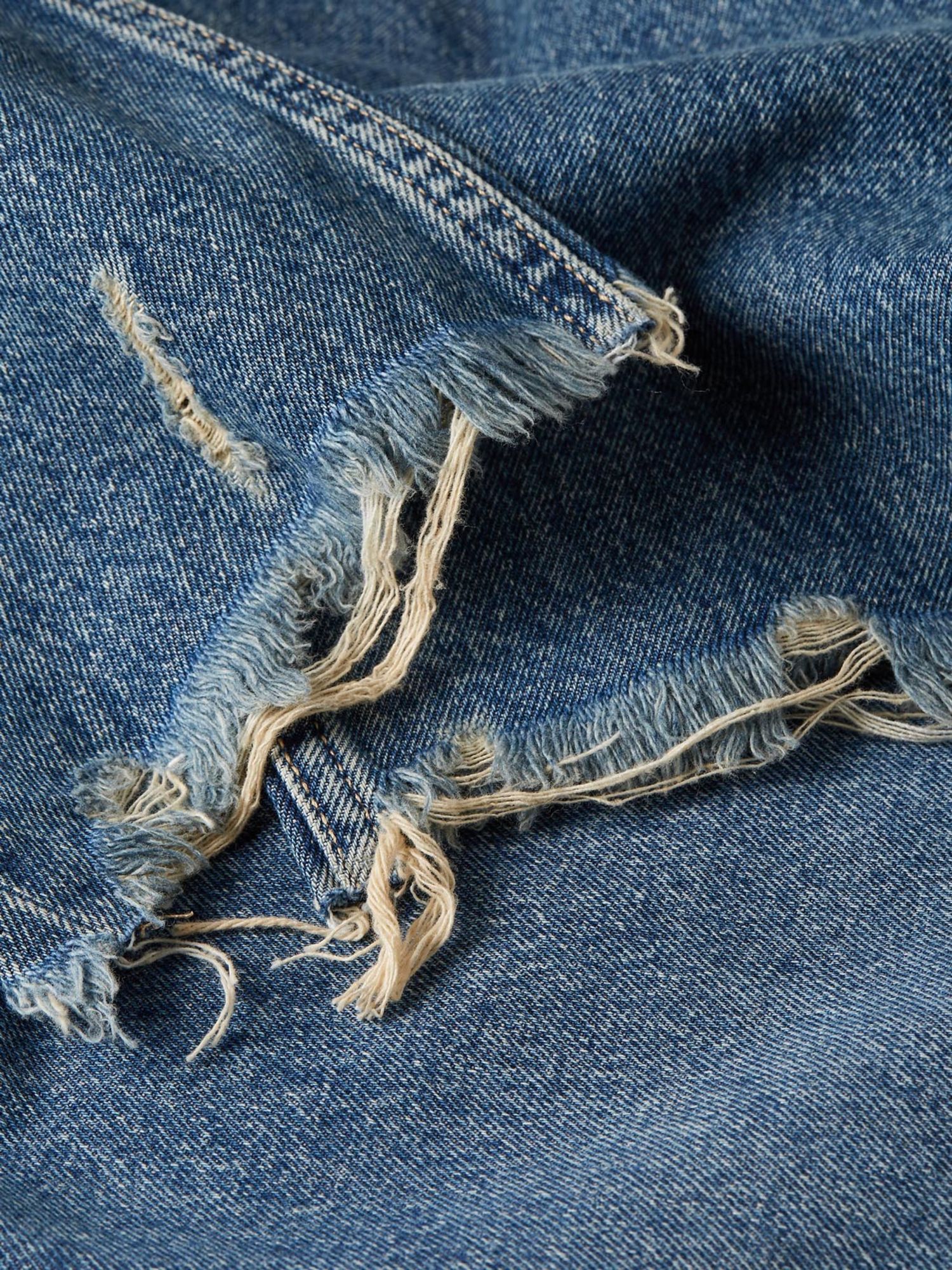 Tommy Hilfiger Ripped Detailing Jeans In Blue