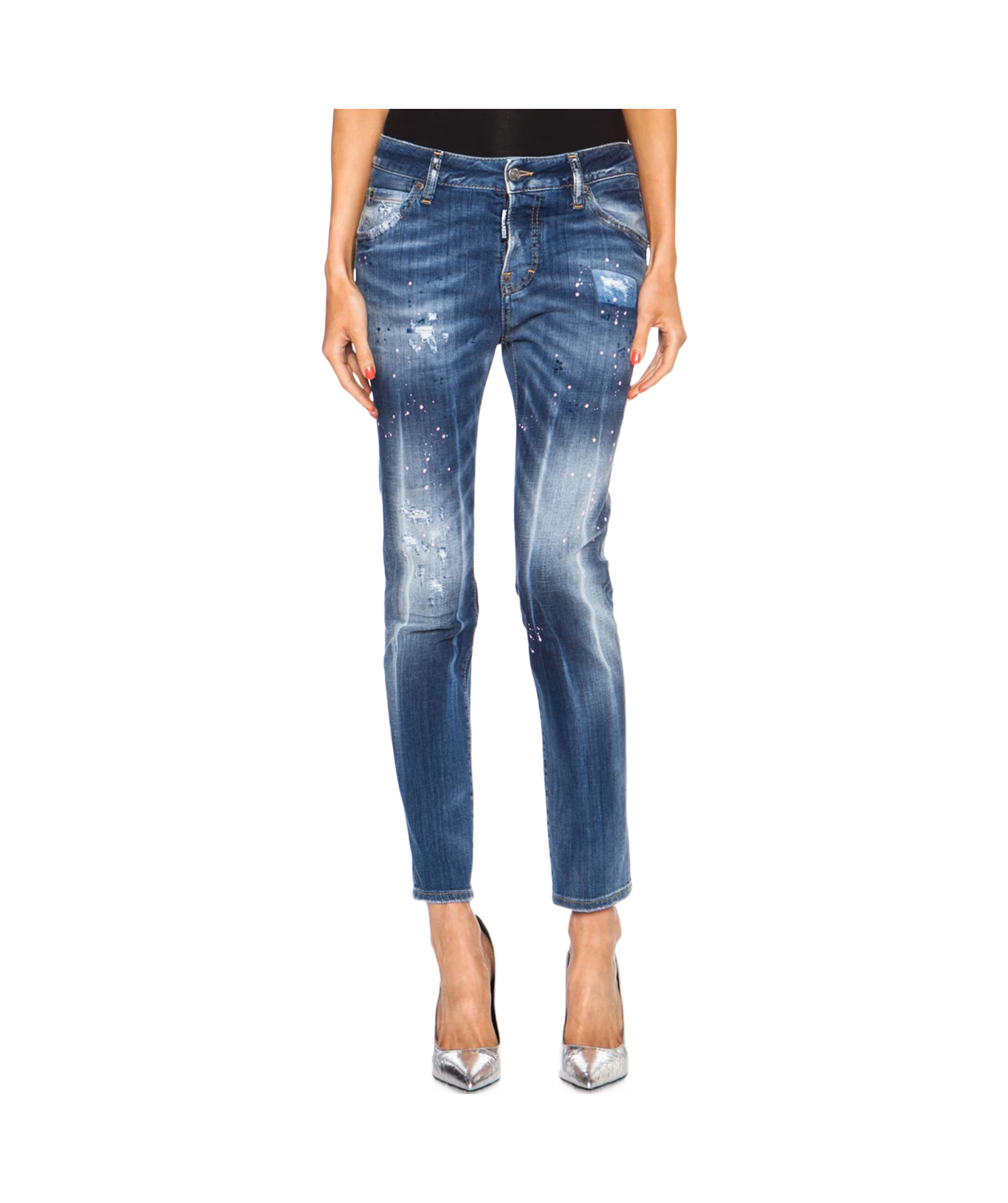 DSQUARED2 JEANS WITH BELT LOOPS
