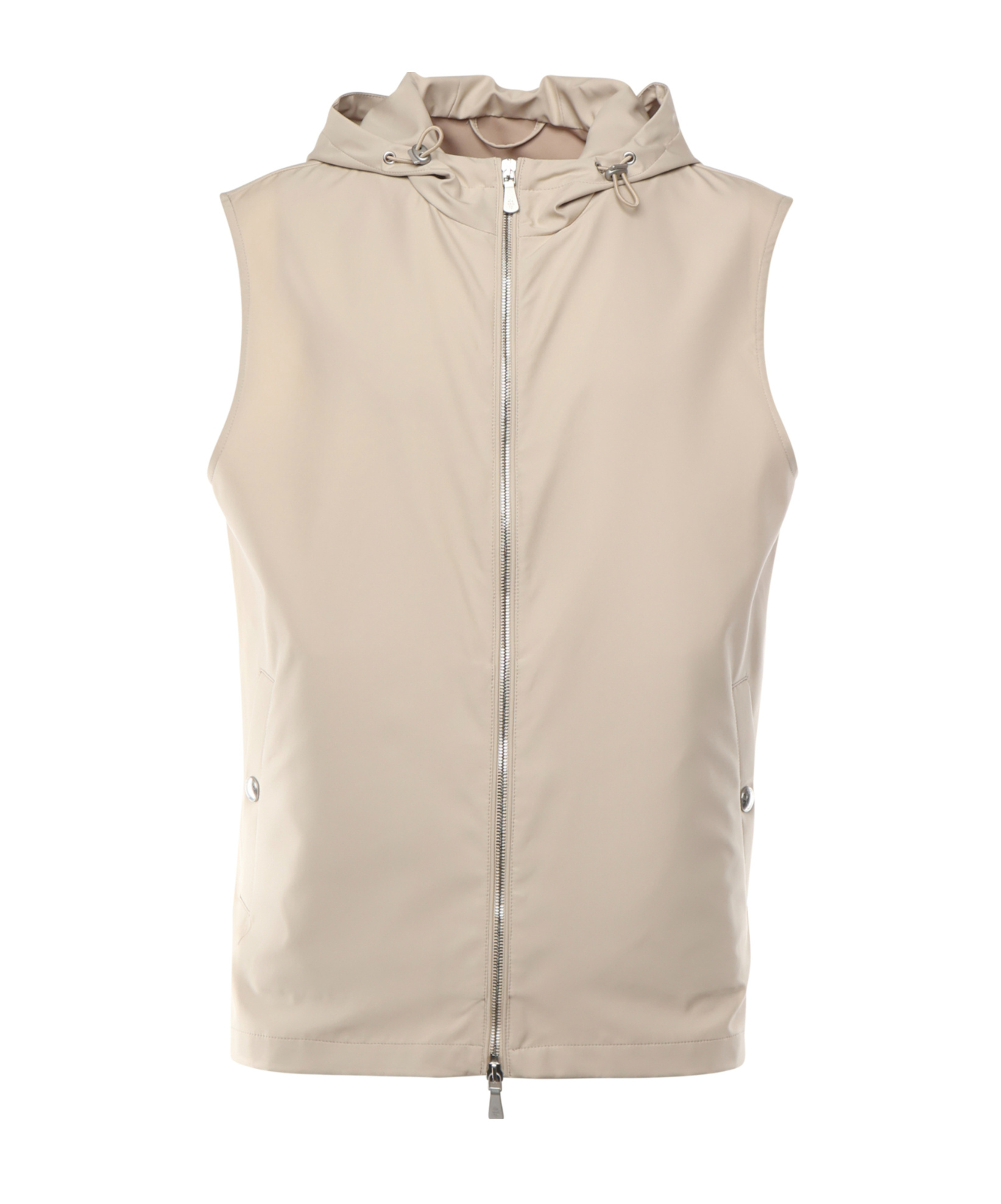Eleventy Silk Hooded Vest