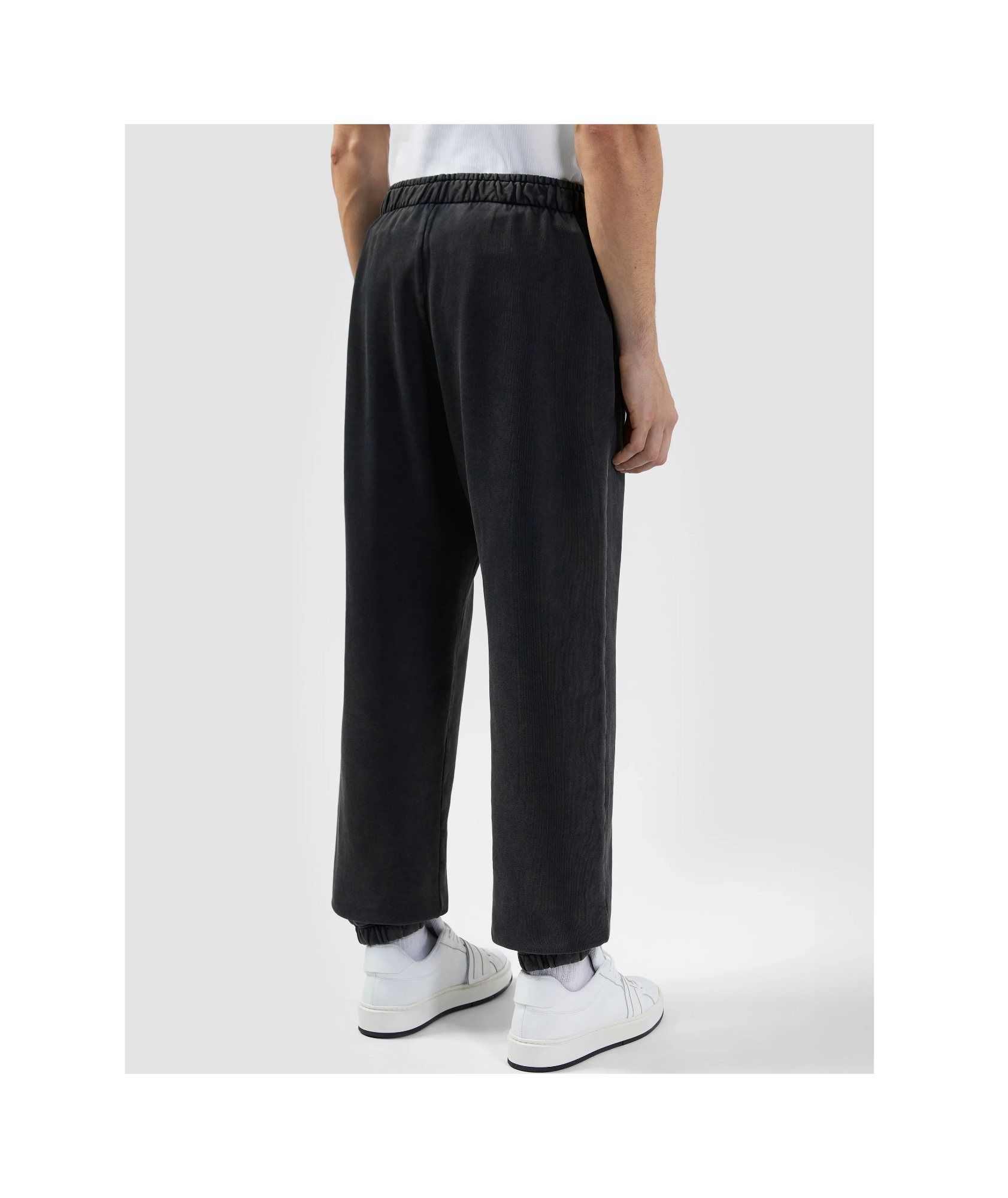 Gcds Stone-washed Track Pants In Black