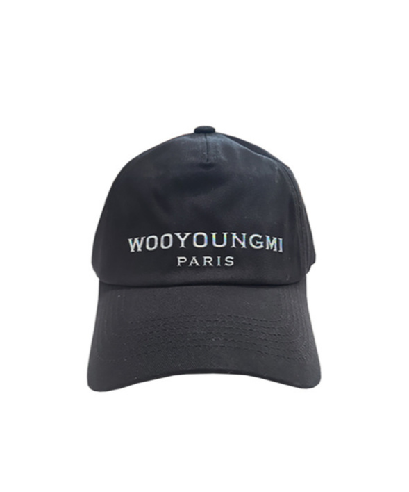 Wooyoungmi Embossed Logo Ball Cap In Black