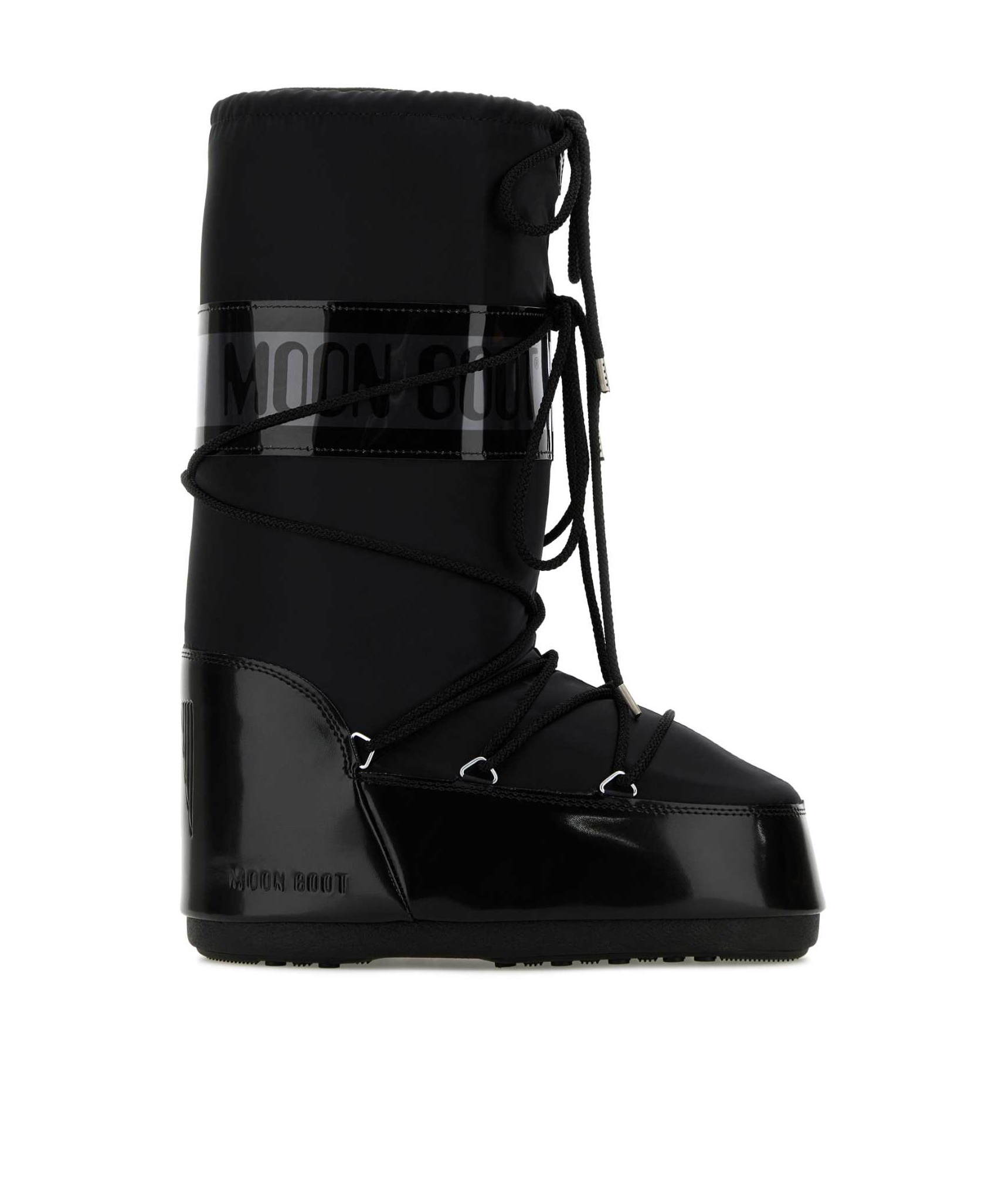 Moon Boot Icon Glance Lace-up Snow Boots In Black