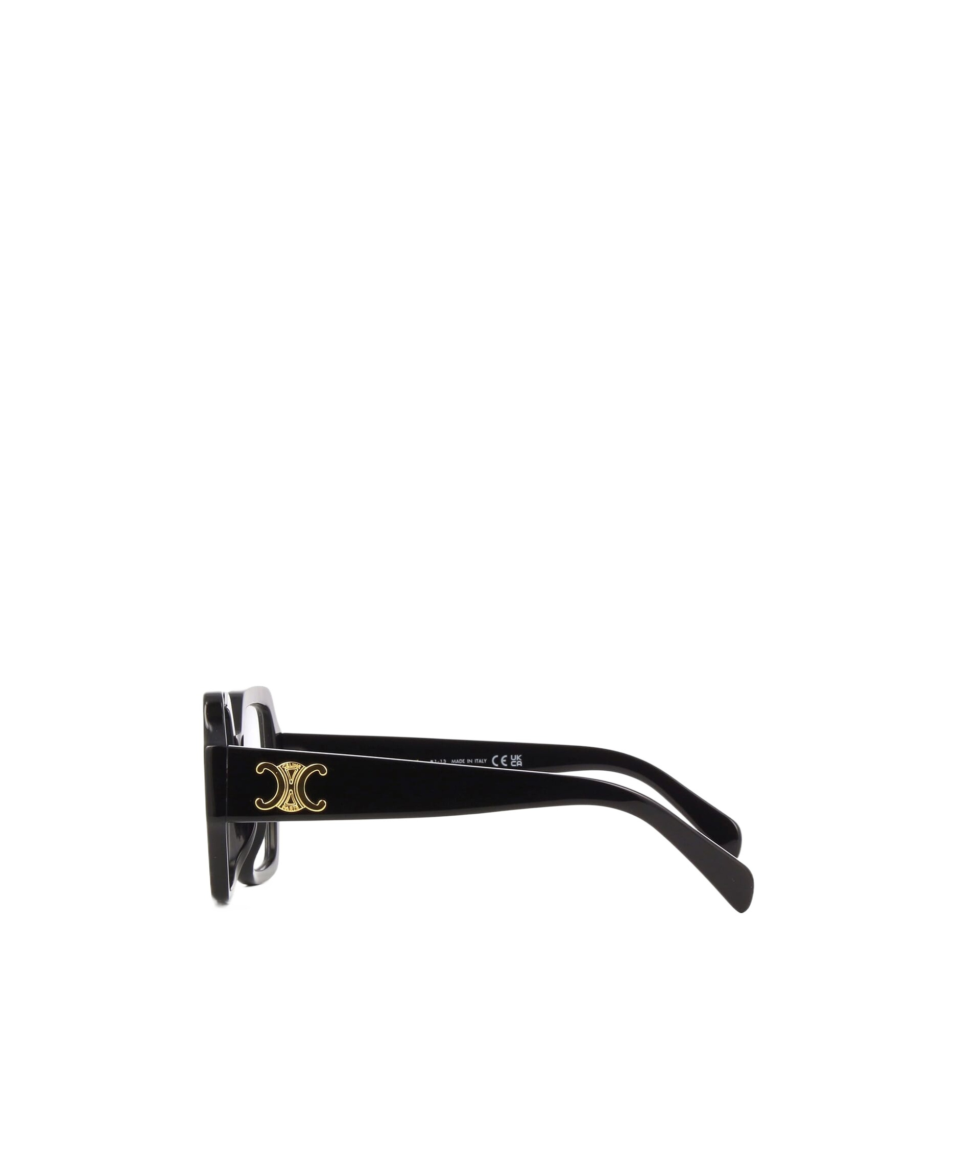 Celine Logo Flat Mirror In Black