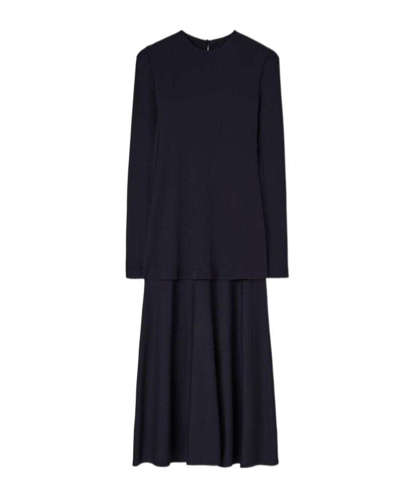 JIL SANDER FLARED SKIRT DRESS