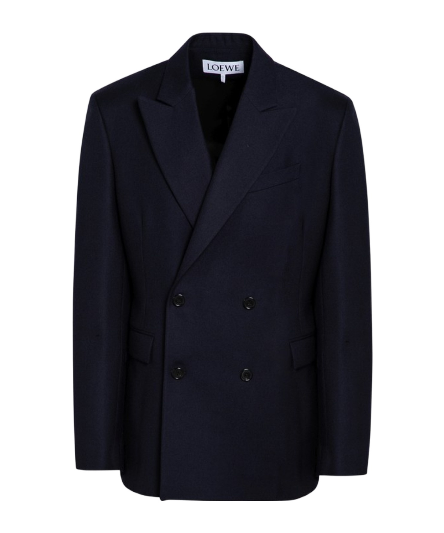 Loewe Alexander Wang Logo-embroidered Mid-rise Jeans In Black