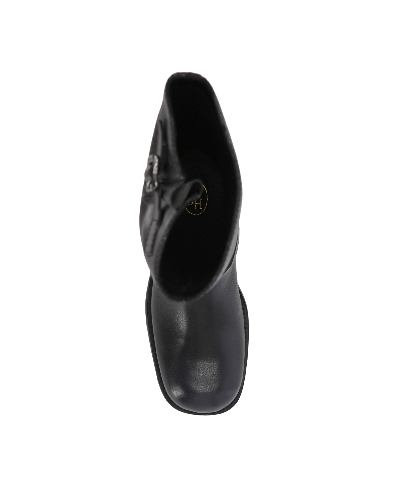 Ash Round-head Boots In Black