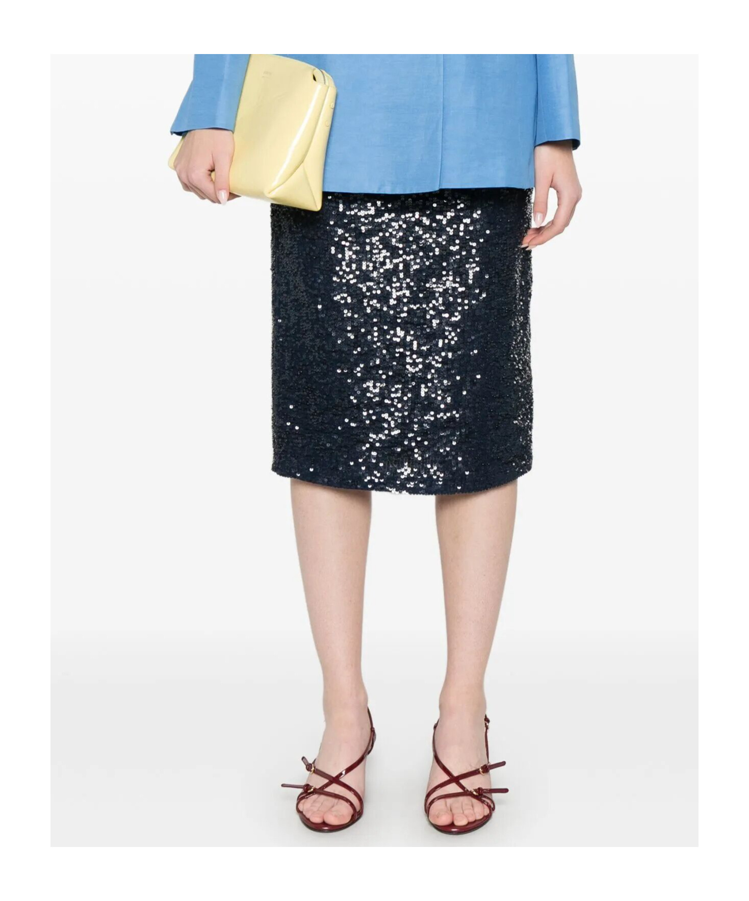 P.a.r.o.s.h Sequined Mini Skirt