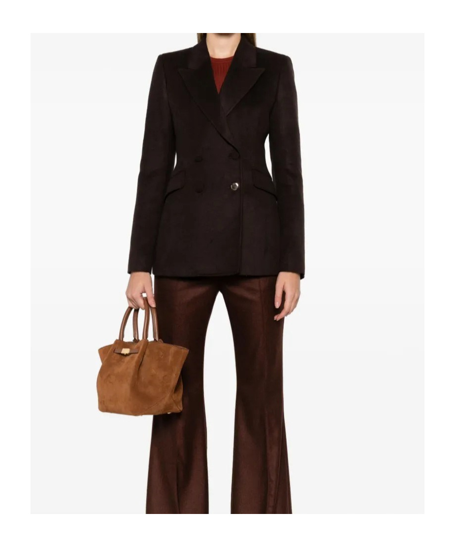 Gabriela Hearst Long-sleeved Suit Jacket In Brown