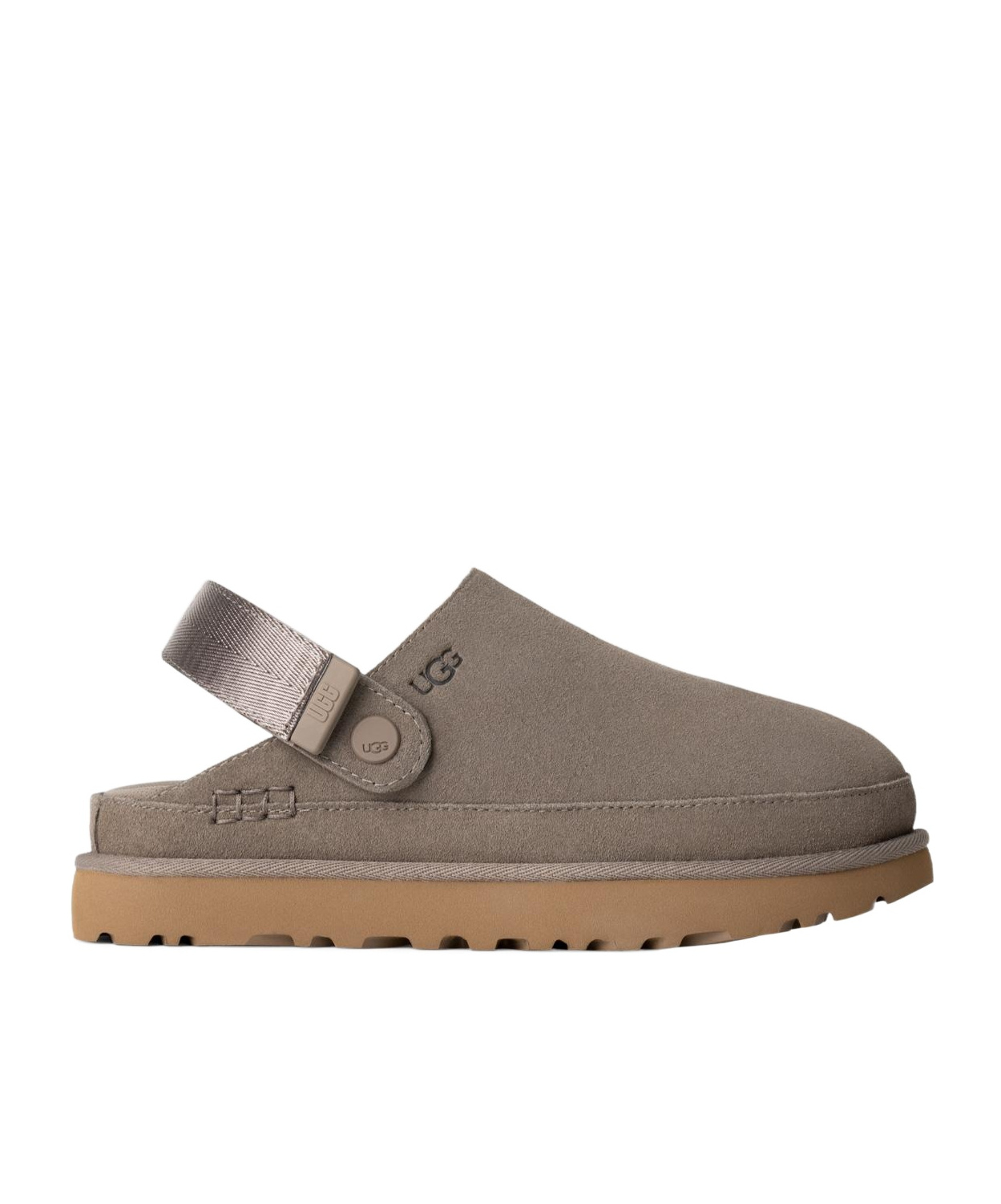 Shop Ugg Leather Slippers In Green