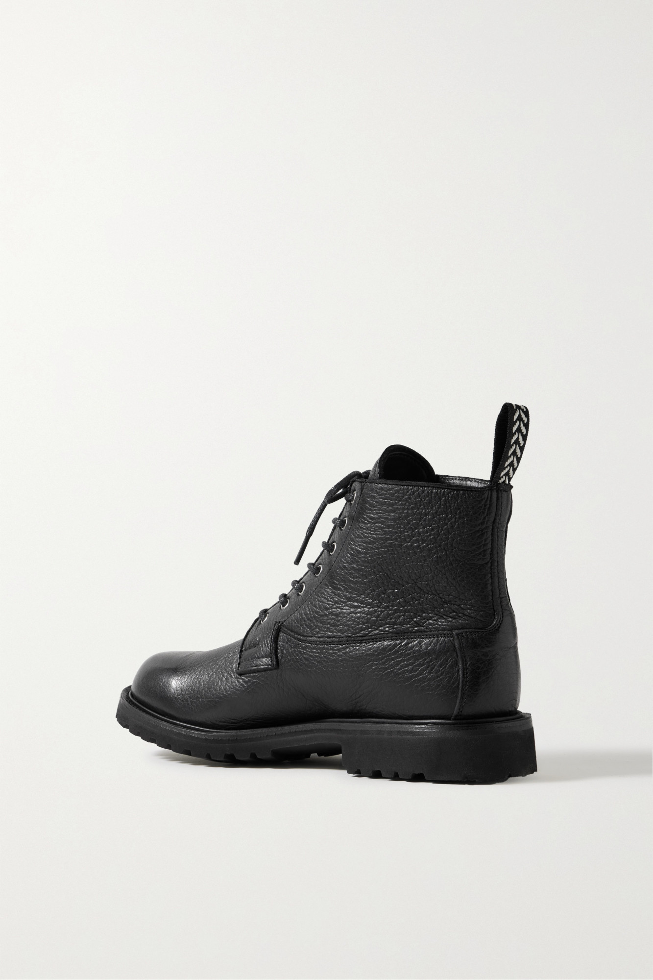 Gabriela Hearst X Trickers Camilla Lace-up Ankle Boots In Black