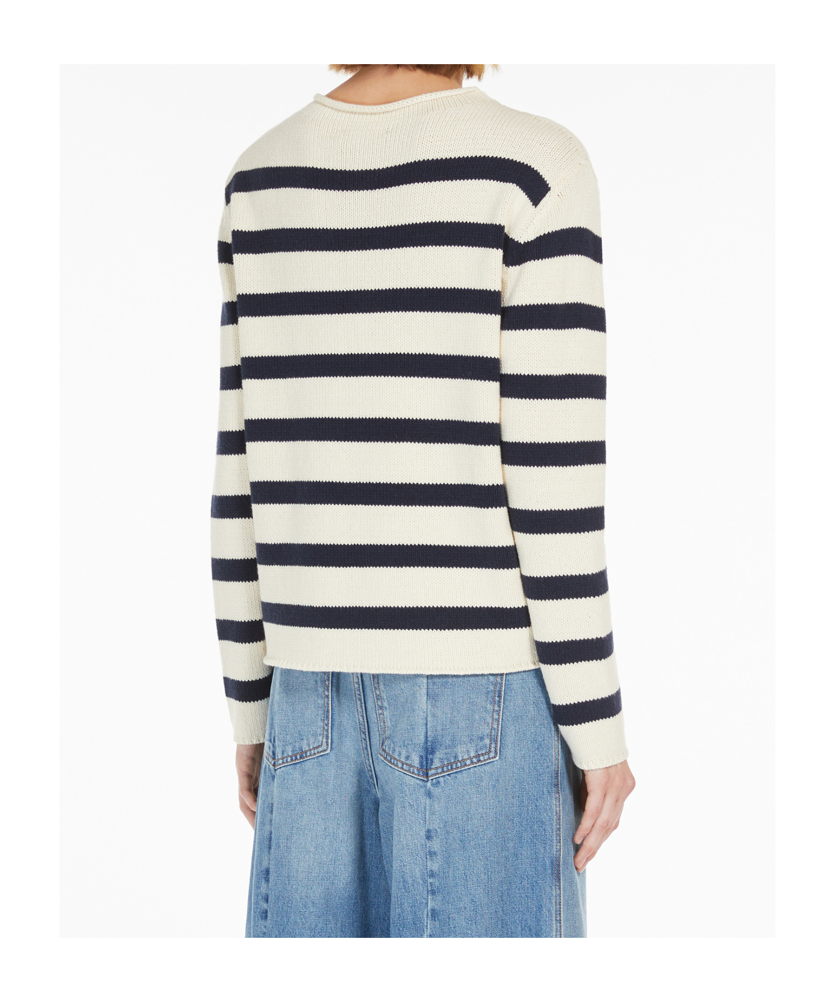 Weekend Max Mara Women's Vibo Sweater Navy | Size Xs | 2515361201600020 In White
