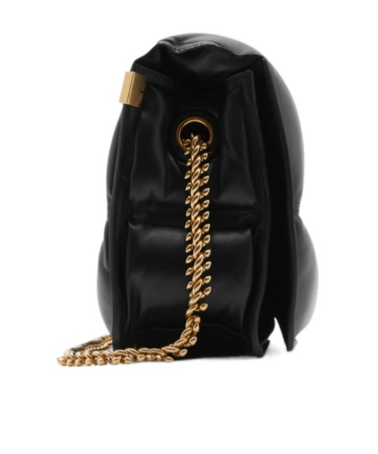 Burberry Snip Quilted Crossbody Bag In Black