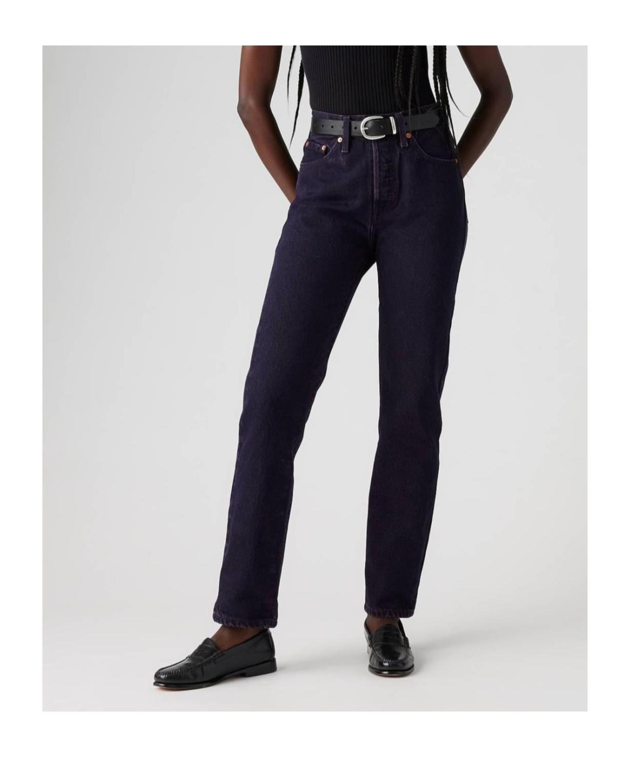 Levi's Belt-loop Jeans In Black
