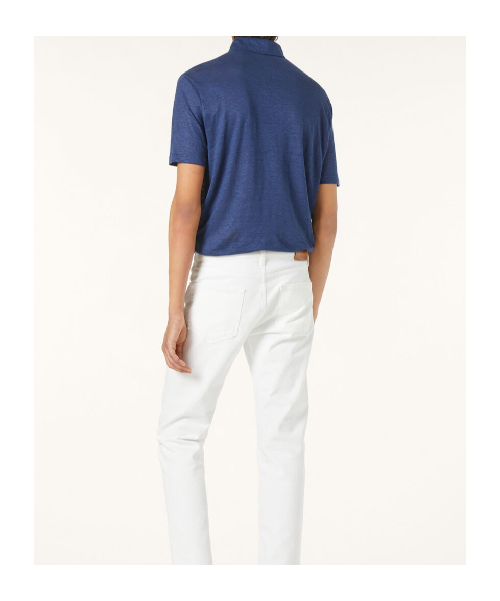Loro Piana Short-sleeved Polo Shirt In Blue