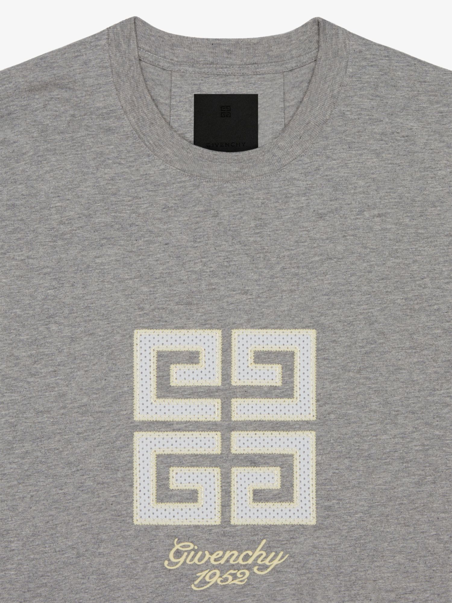 Givenchy 4g T-shirt In Cotton In Gray