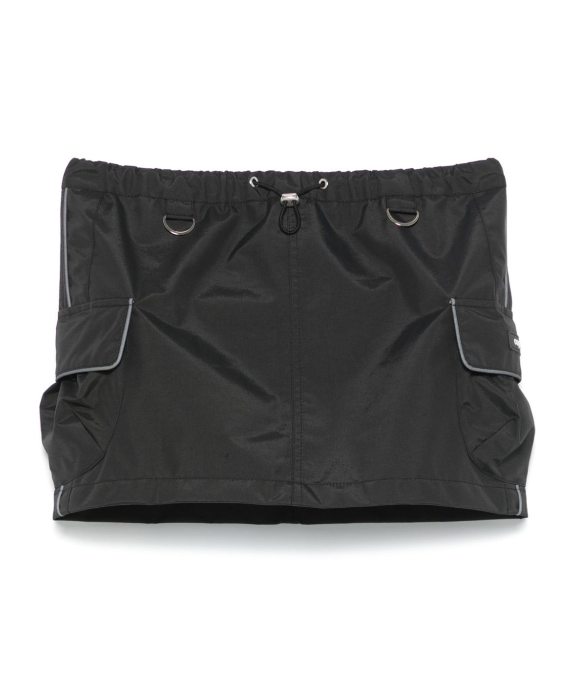 Coperni Nylon Cargo Miniskirt In Black