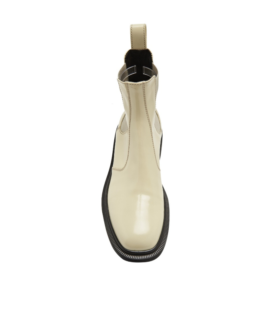 The Row Off-white Elastic Ranger Boots In Nude