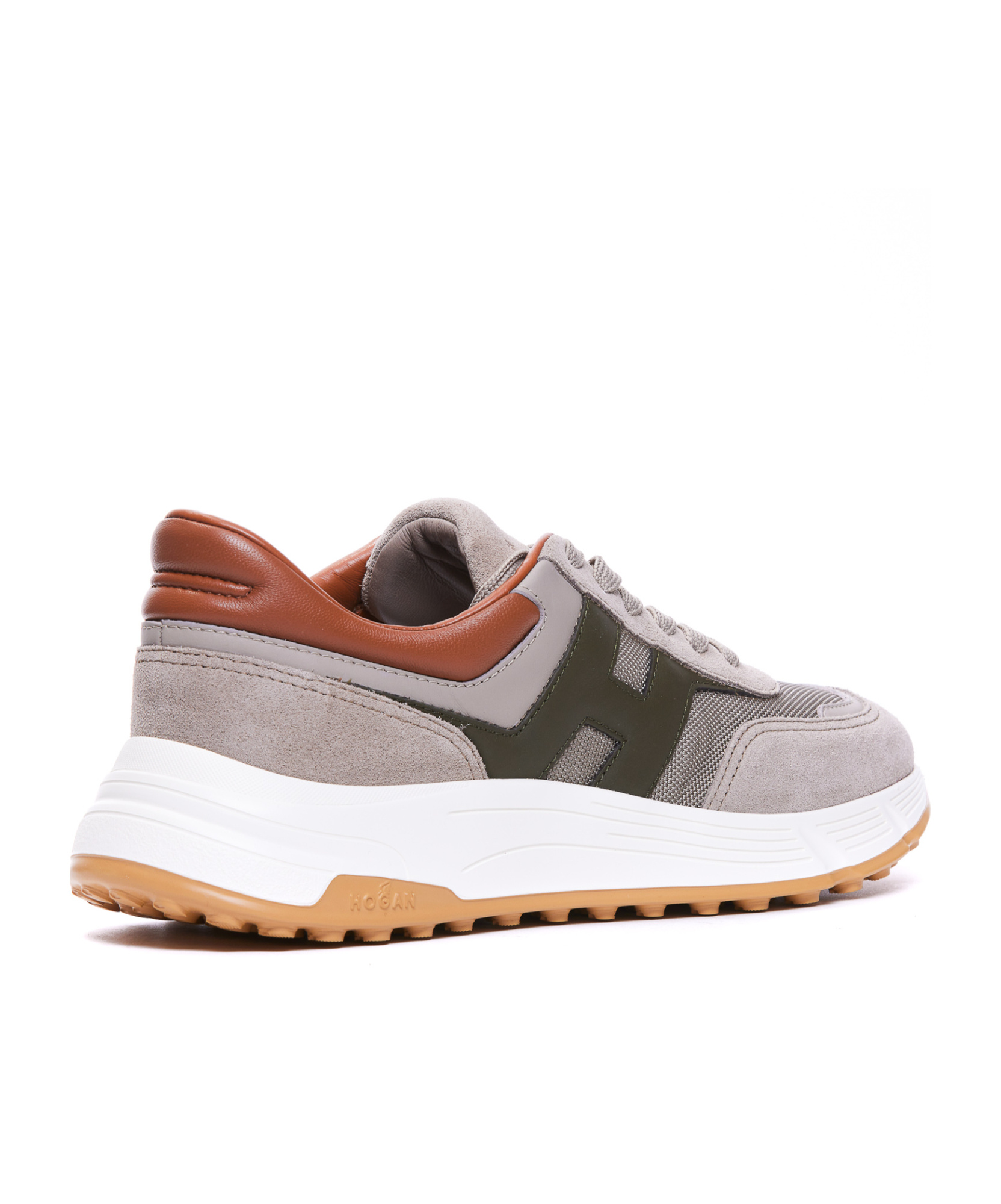 Hogan Lace-up Low-cut Casual Shoes In Multicolor