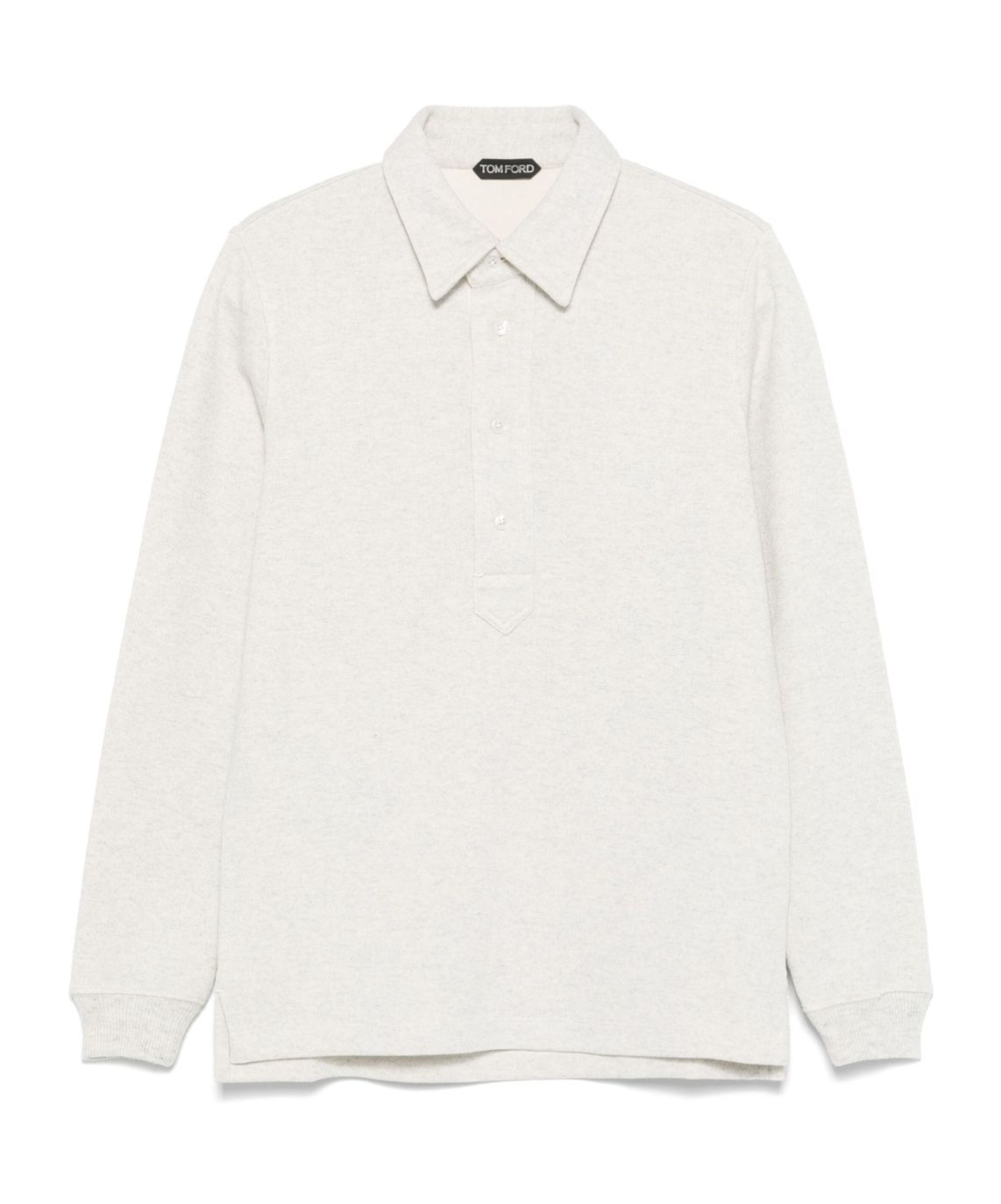 Tom Ford Long Sleeved Rugby Polo Shirt Clothing In White