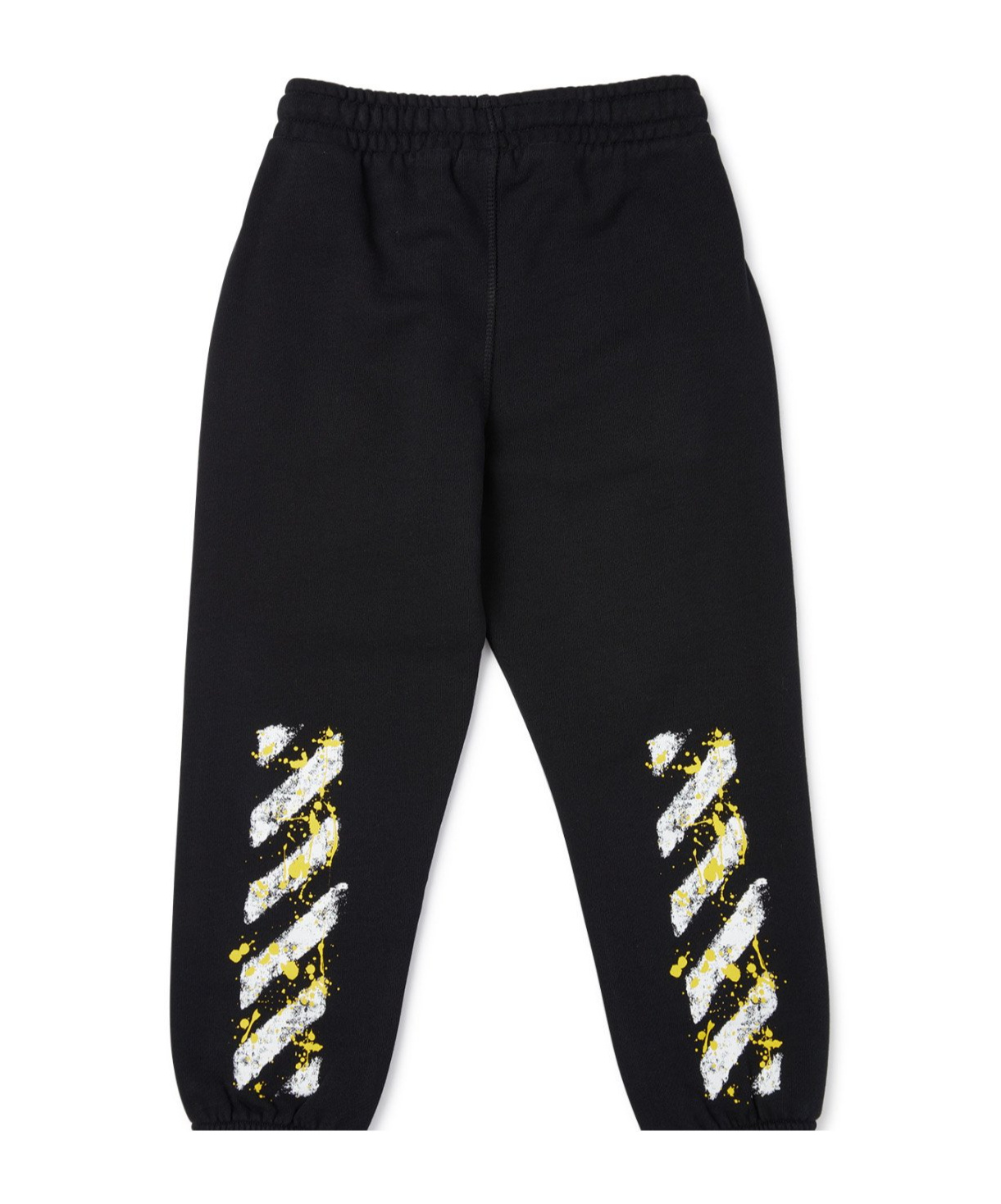 Off-white Elastic Waist Sweatpants In Black