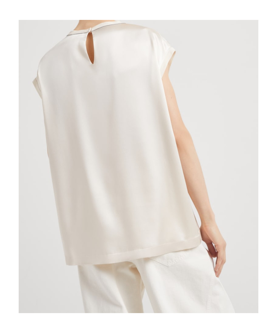 Brunello Cucinelli Top In White